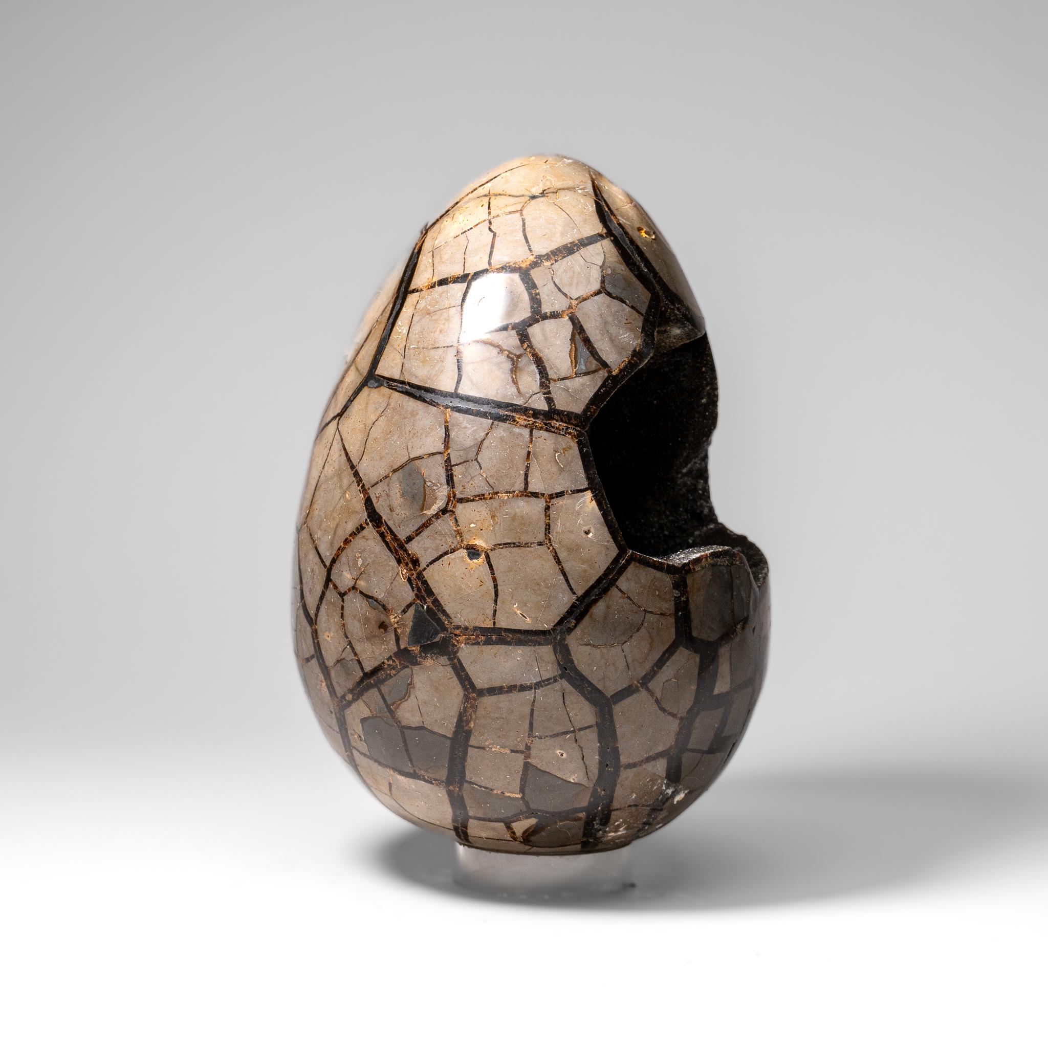 Uovo di geode druzico settario lucidato del Madagascar (24 lbs) in vendita 5