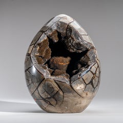 Polished Septarian Druzy Geode Egg from Madagascar (30 lbs)