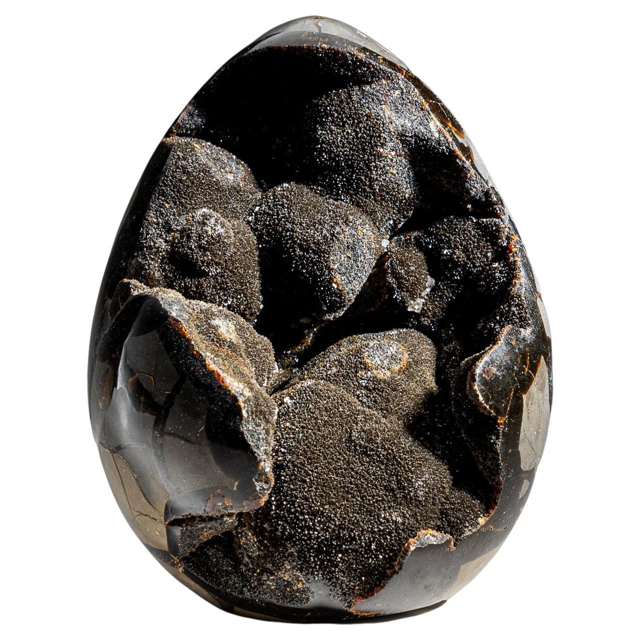 Huevo de Geoda de Druzy Septariana Pulida de Madagascar (8.7 libras)