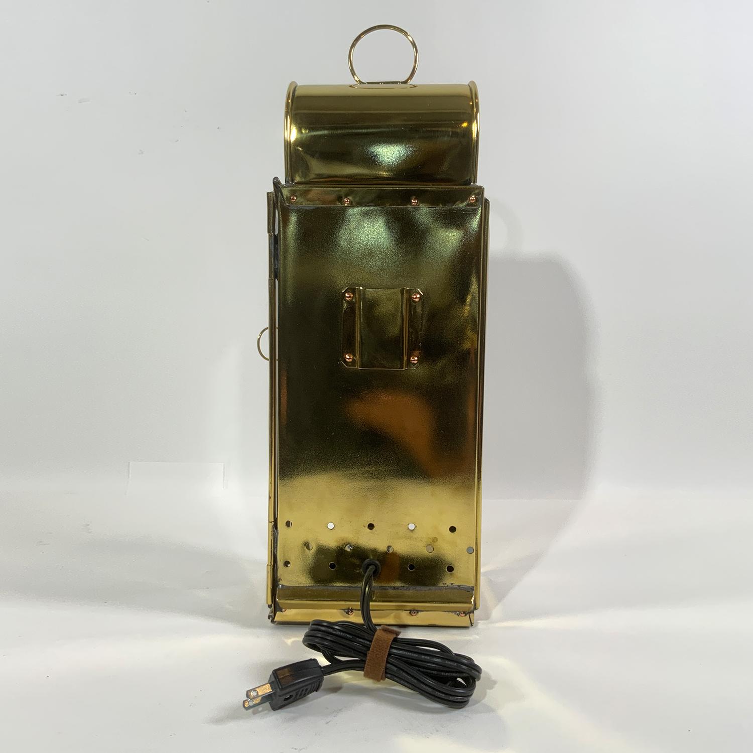 Mid-20th Century Polished Ships Cabin Lantern by Davey of London For Sale