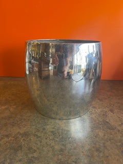 Polished Silver Plate Planter by Gunther Lambert
