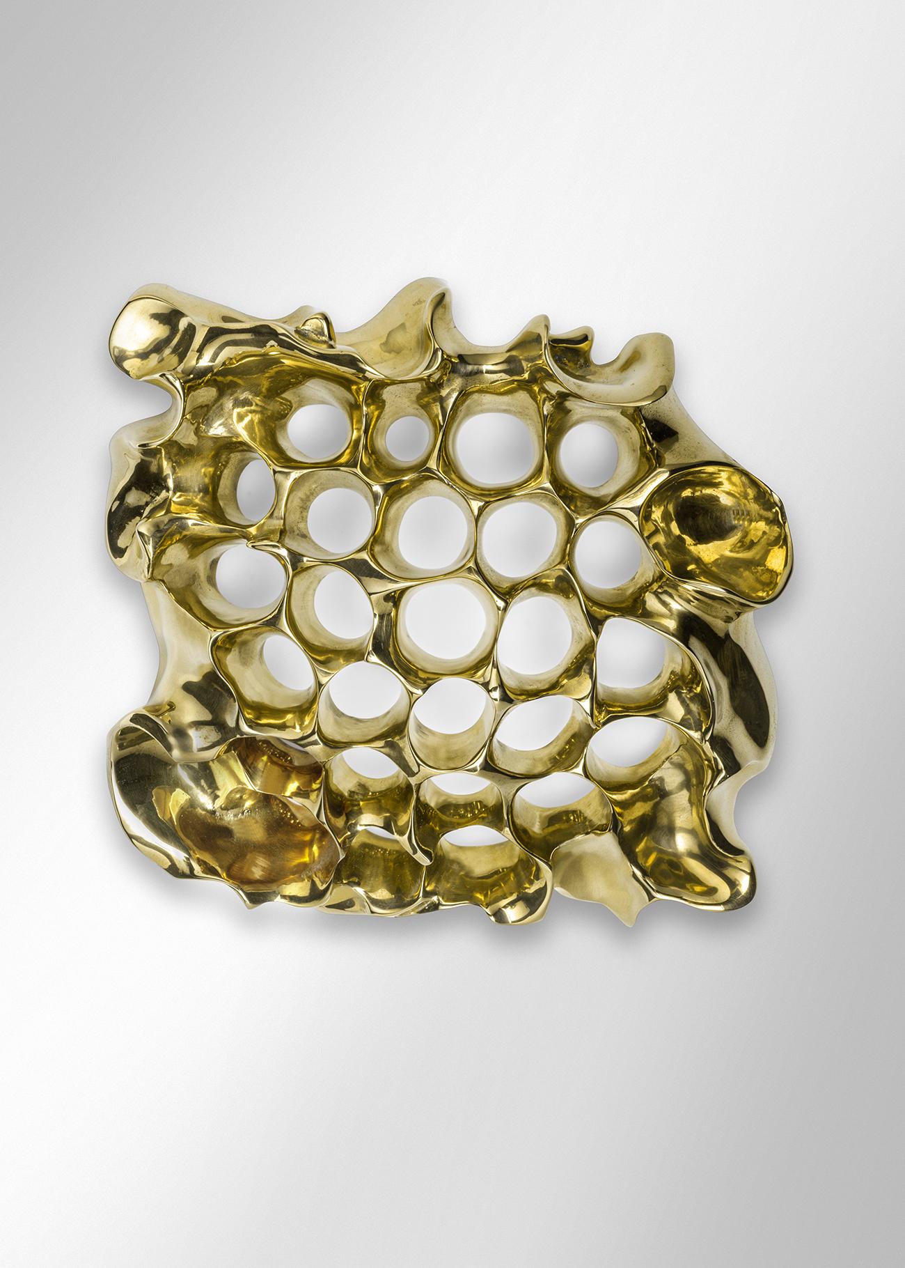 Manilla de latón macizo Calvet Peep - Agujero de Antoni Gaudí Diseño Español Art Nouveau en venta