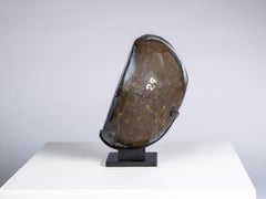 Polished Purple Amethyst White Quartz Agate Decorative object Sculpture Organic