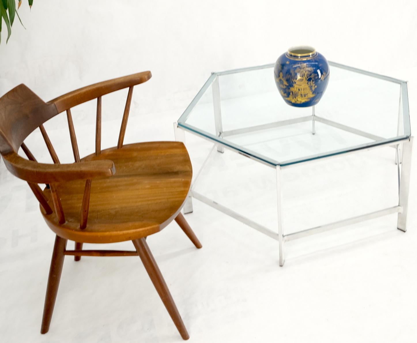 customized retro hexagon coffee table