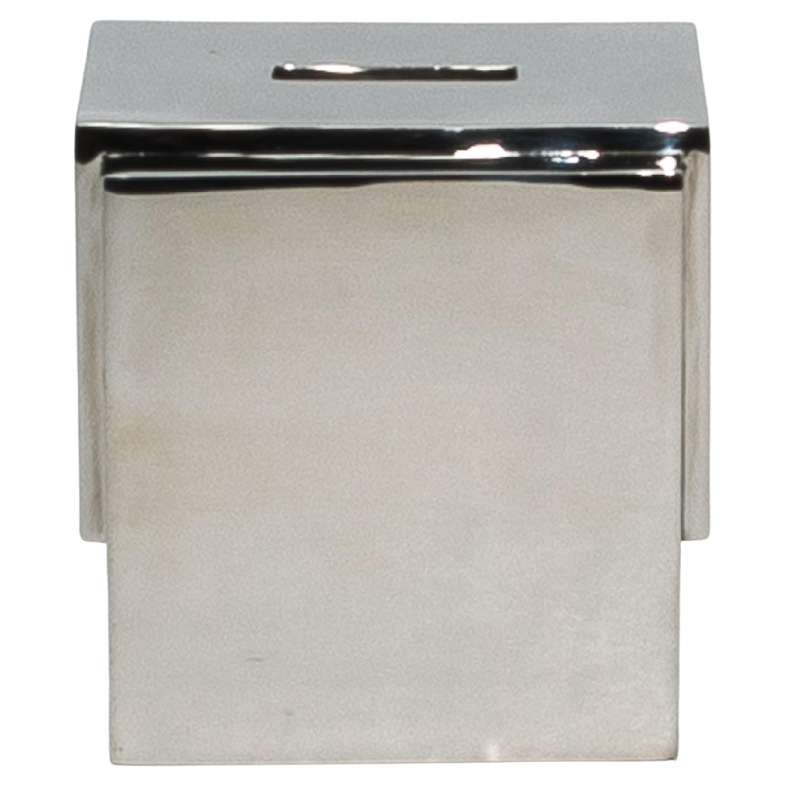 Caja de pañuelos de acero inoxidable pulido by R & Y Augousti