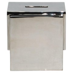 Tissue Box in Polished Stainless Steel by R&Y Augousti