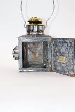 Polished Steel Boat Bow Lantern