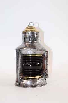 Polished Steel Boat Bow Lantern
