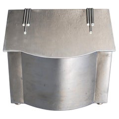 English Polished Steel Coal Bucket