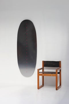 Spiegel aus poliertem Stahl Periplo Omaggio a Lucio Fontana vy Gavina 1995