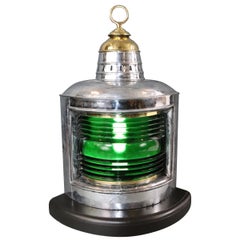 Polished Steel Ships Starboard Lantern