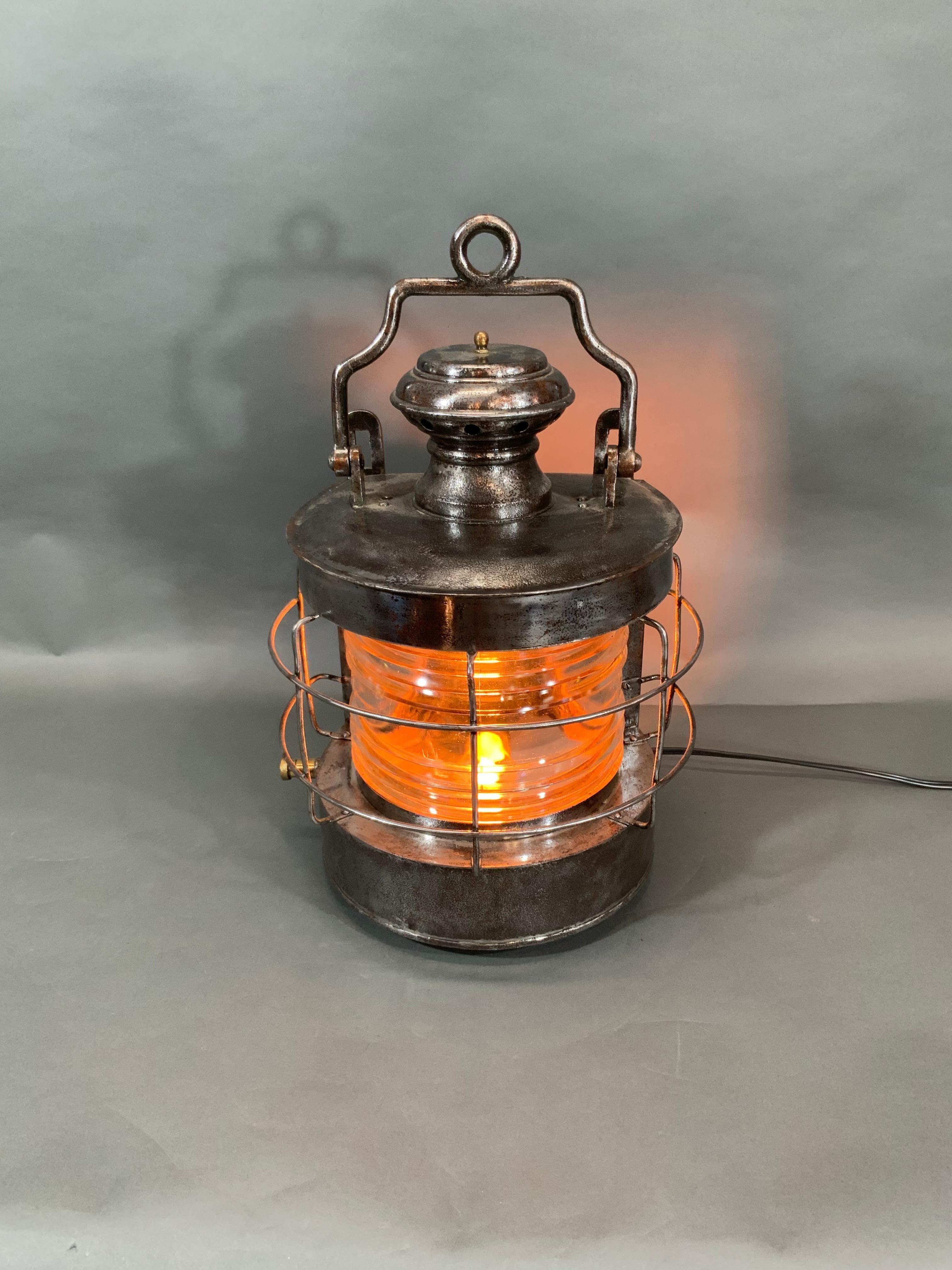 antique ship lantern