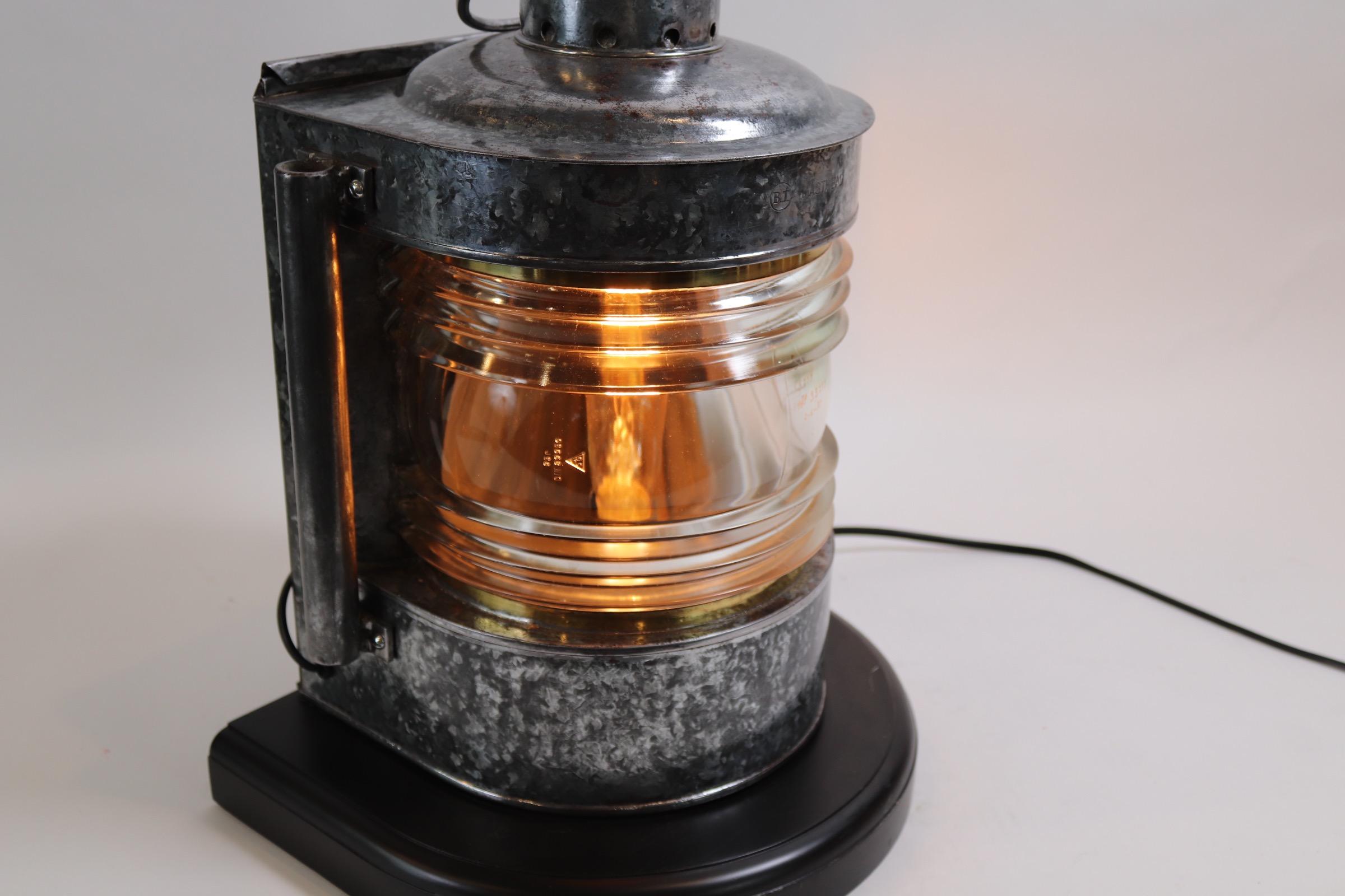 Polished Steel Ships Masthead Lantern For Sale 2