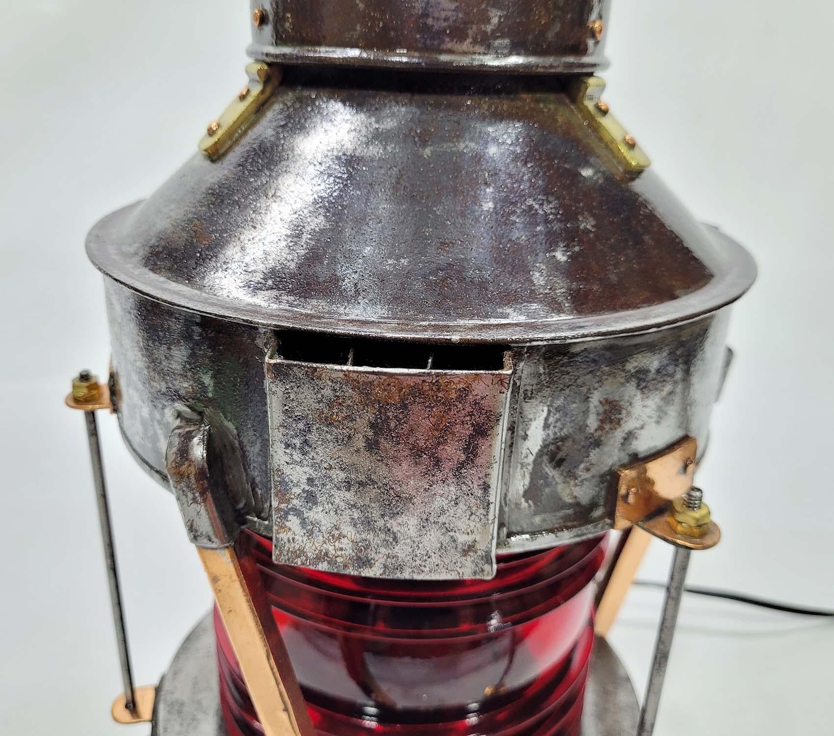 Polished Steel Ships Signal Lantern 1