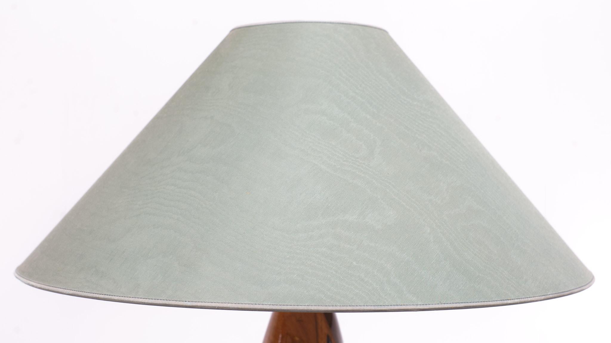 Wood Polished Tree Trunk Table Lamp, 1970s For Sale