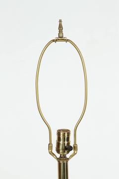 Polished Vintage Moroccan Moorish Brass Table Lamp
