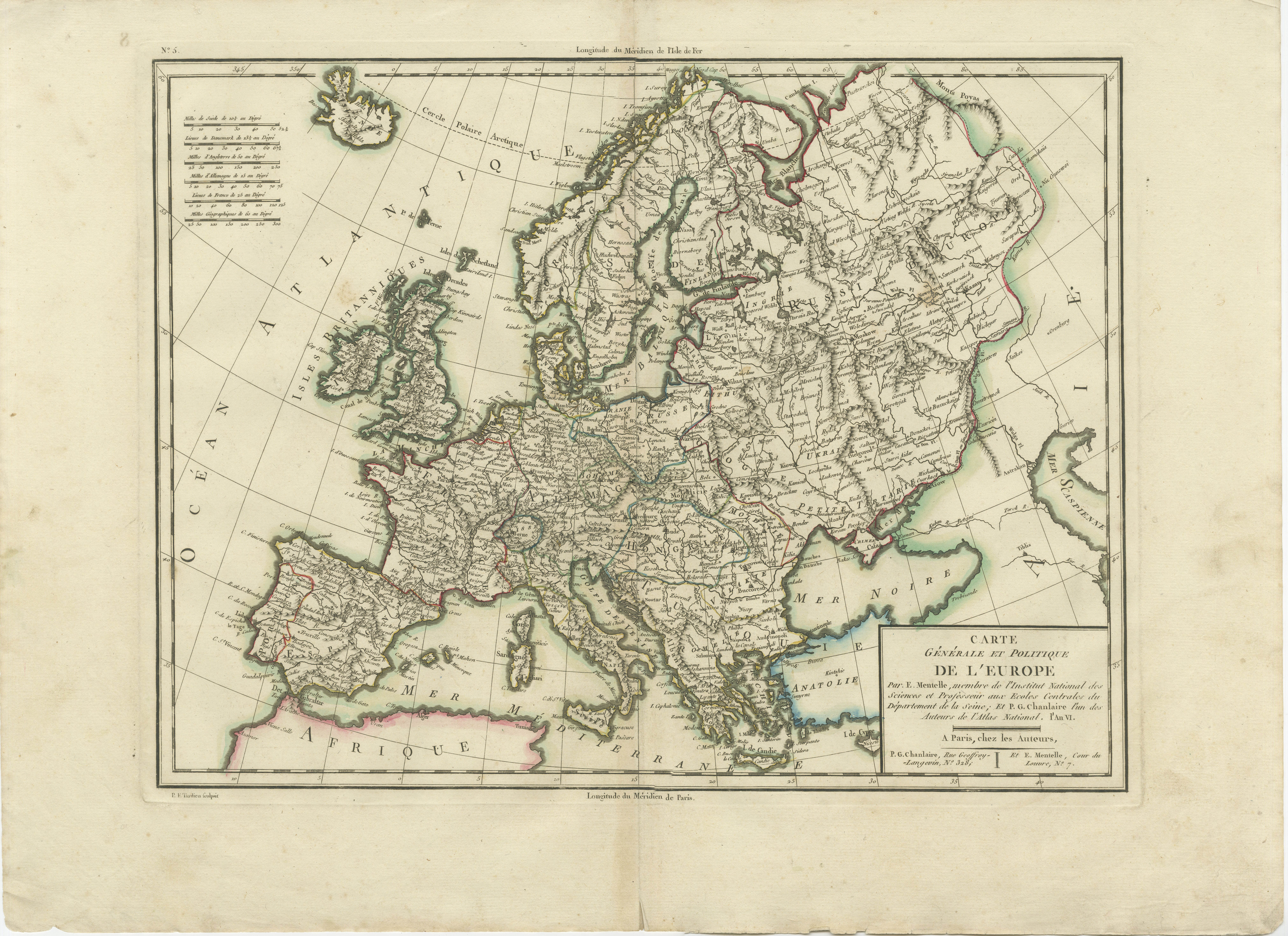 Description de la carte ancienne

Titre : Carte Générale et Politique de l'Europe

Détails de la publication :

- **Titre de l'atlas:** Nouvel Atlas Universel de Géographie Ancienne et Moderne
- Objectif:** Pour la Nouvelle Edition de la Géographie