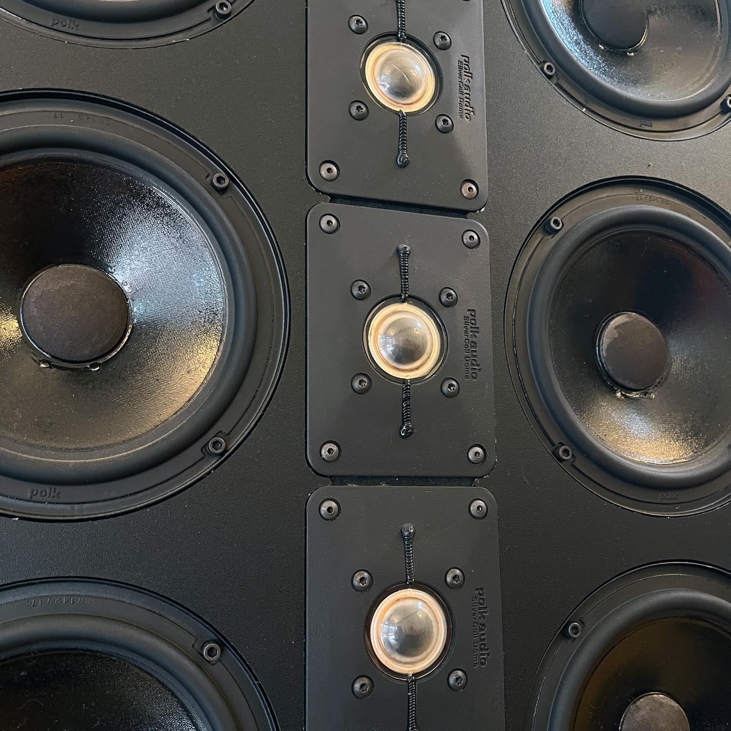 Polk Audio SDA SRS Speakers with Isophase Crossover and Interconnect Cable 1