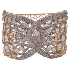 14k gold Polki Diamond Bracelet