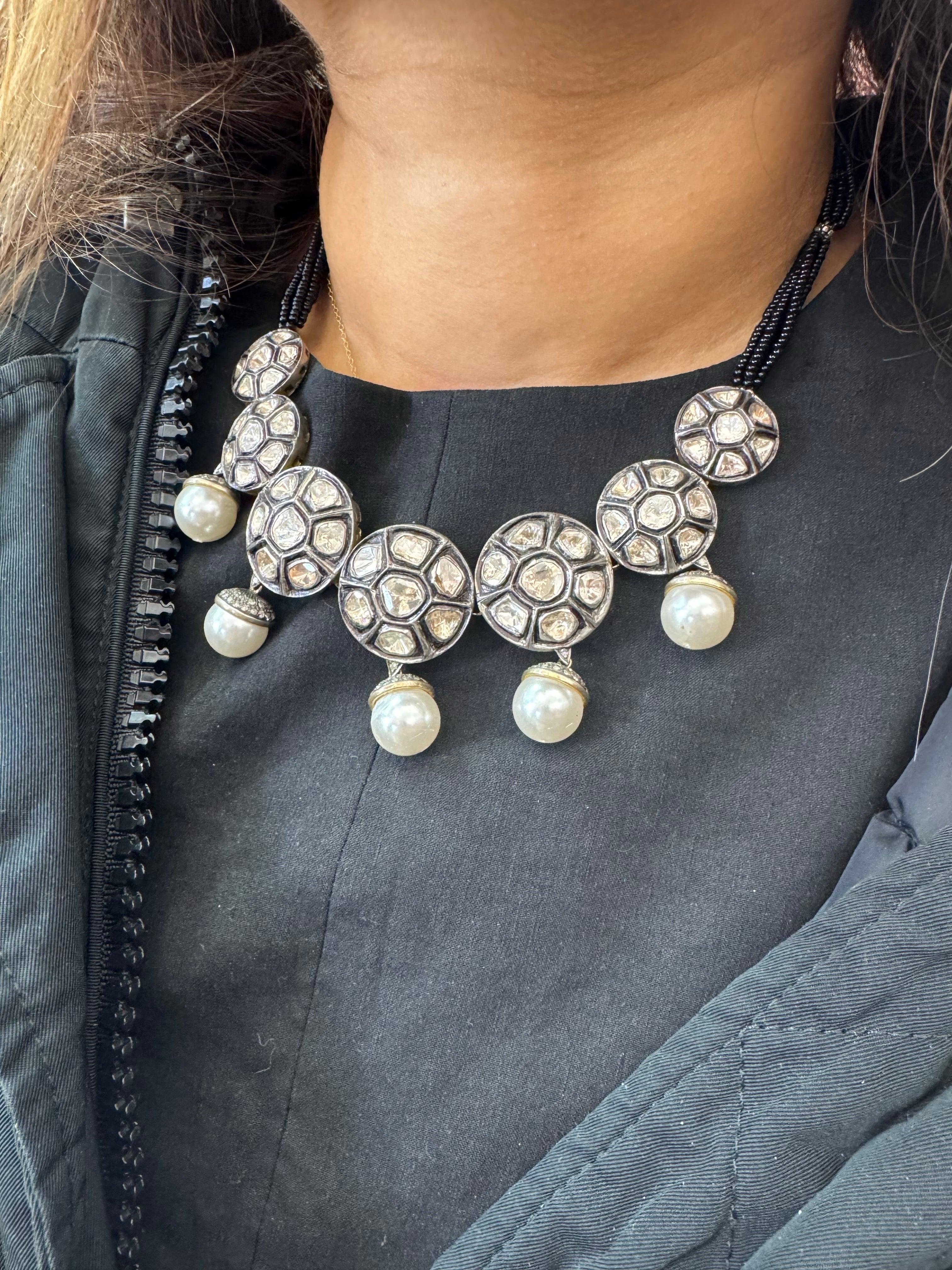 polki diamond necklace