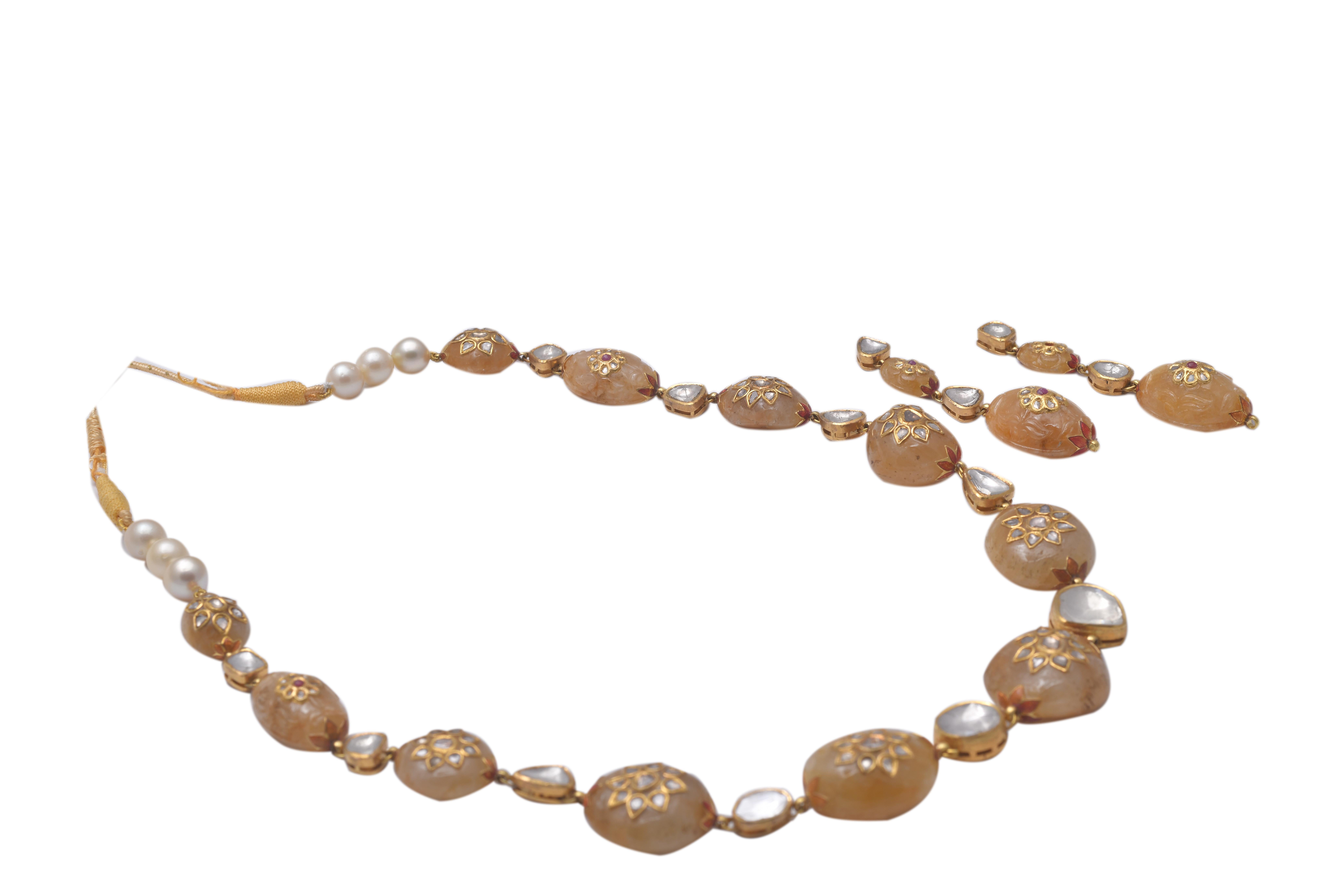 polki diamond necklace