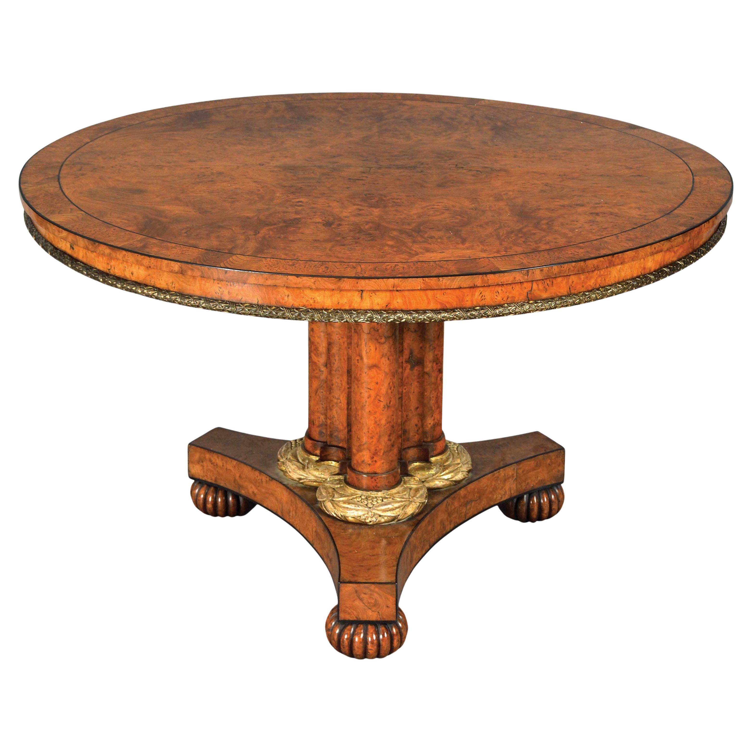 Mesa de centro Pollard de roble y parqué dorado en venta