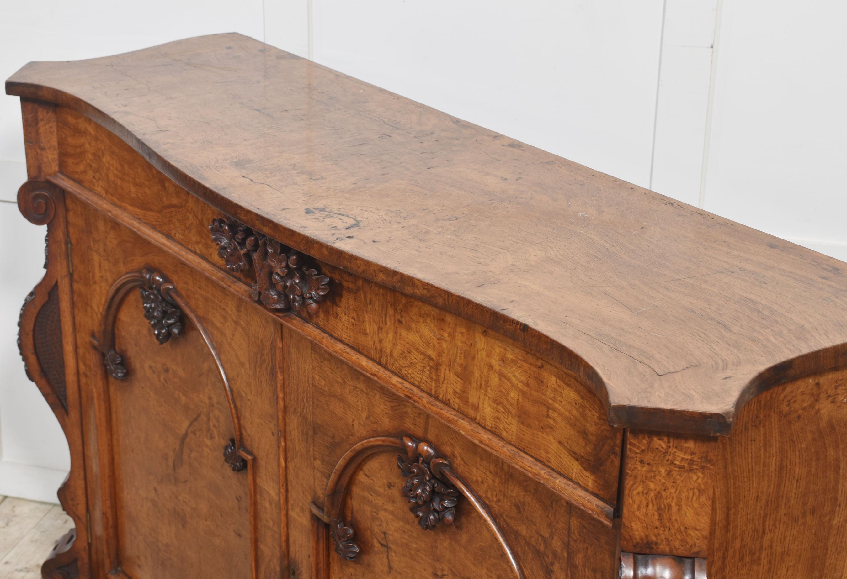 Pollard oak two door sideboard For Sale 4