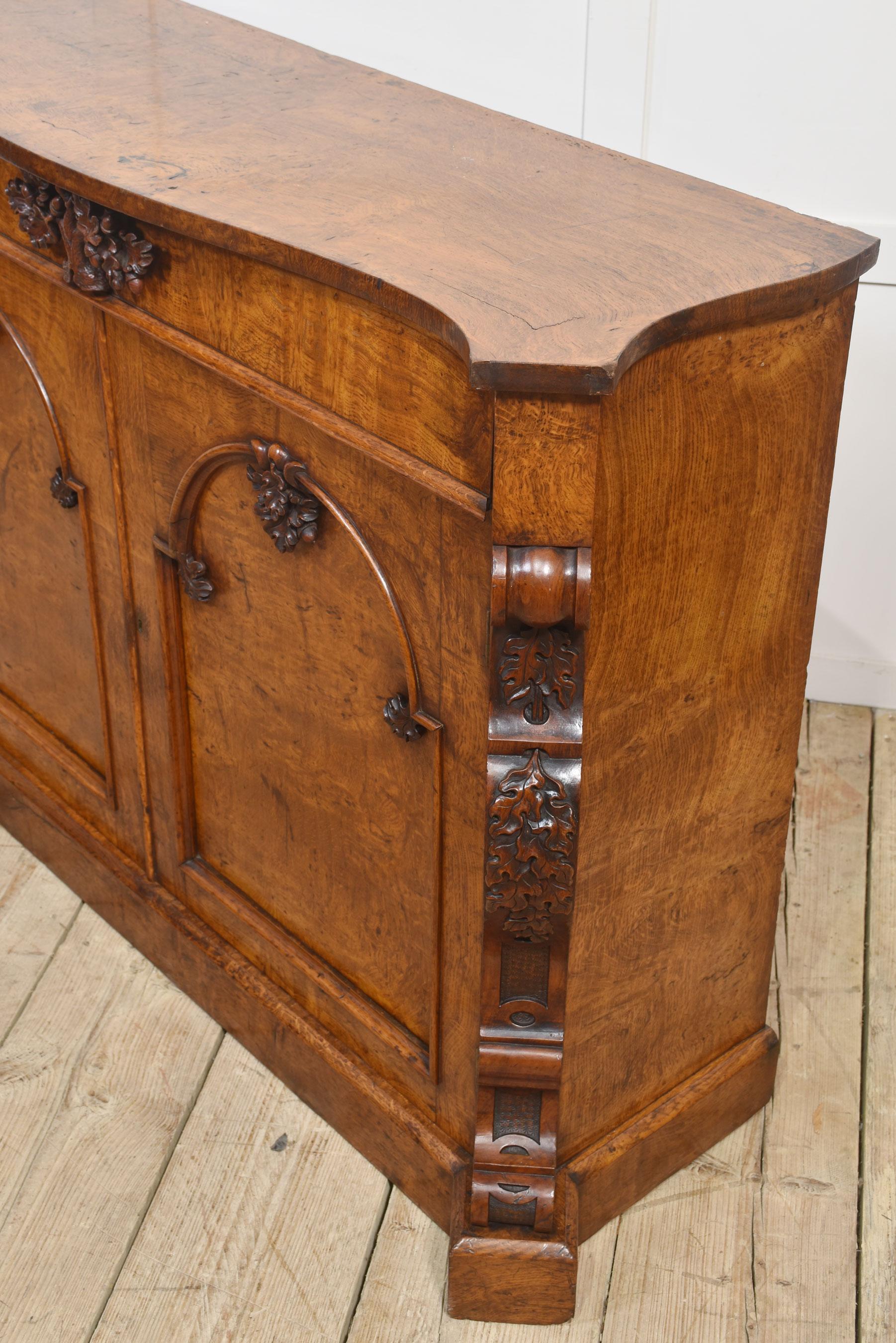 Pollard oak two door sideboard For Sale 5