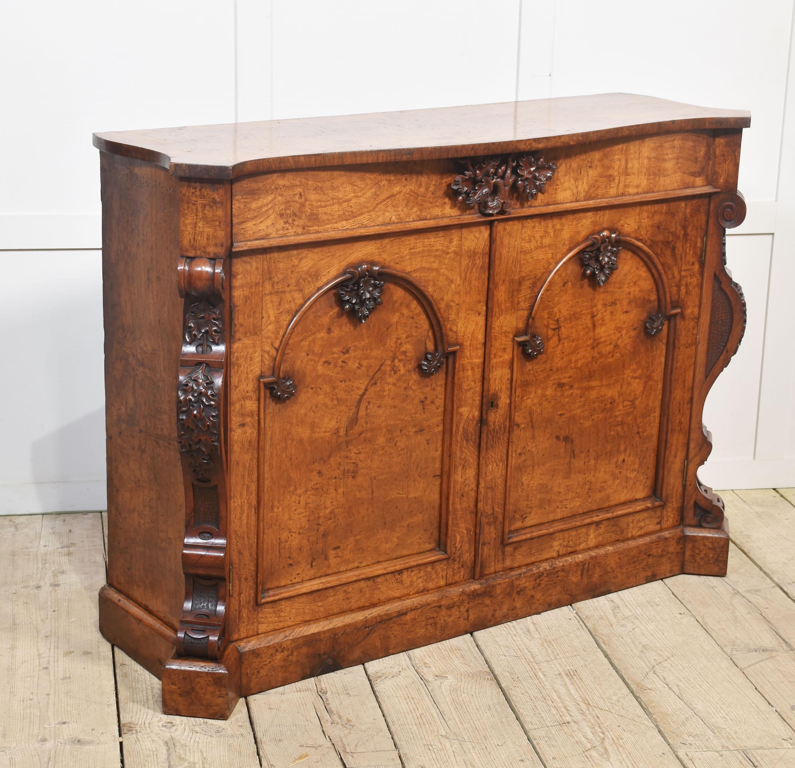 19th Century Pollard oak two door sideboard For Sale
