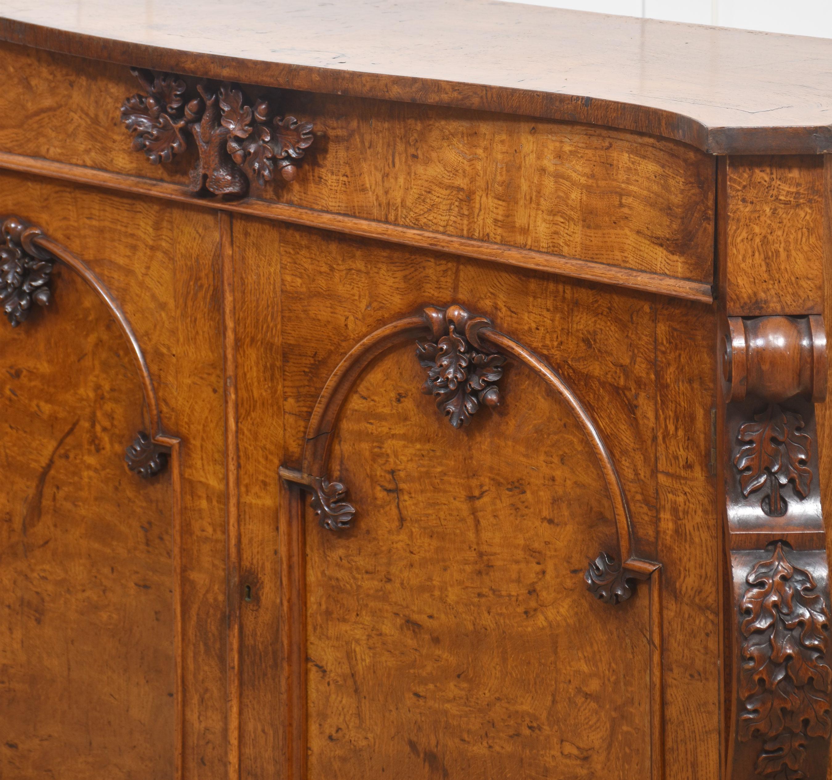 Pollard oak two door sideboard For Sale 3