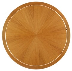 Mesa de comedor exterior de teca y titanio Pollaro Custom Made