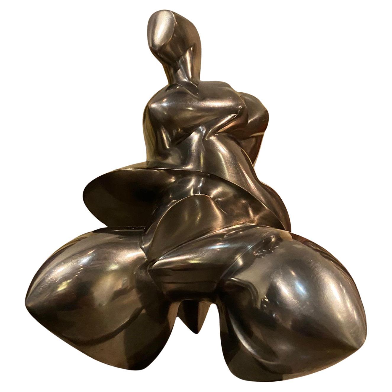 Pollès, "Oxinamida" 2014 - Escultura contemporánea de bronce