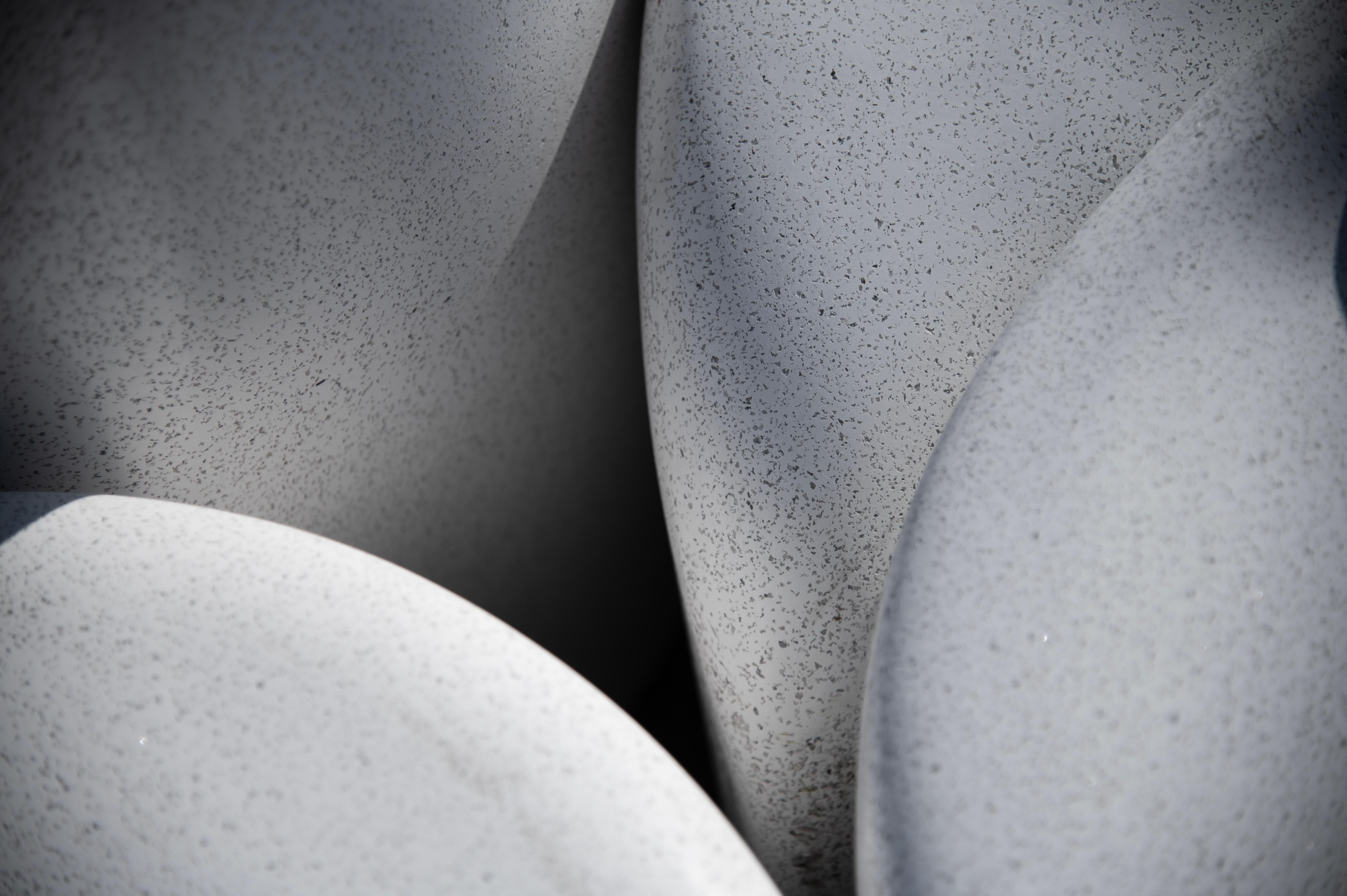 Polli Inner Design Polli High Back in Resin, Stone Aggregate and Fiberglass by Zachary A ...