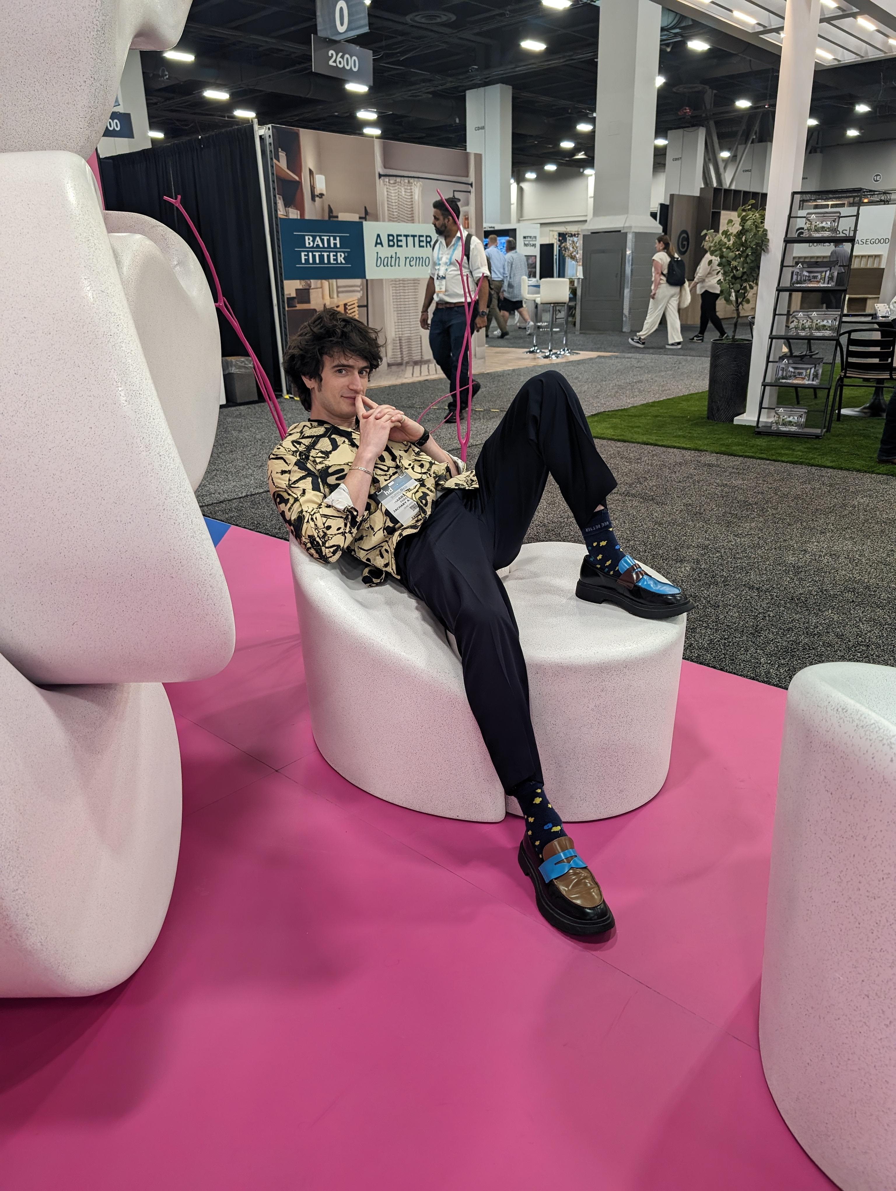 Polli Inner Design 'Polli' Seat by Karim Rashid and Zachary A. Design in Resin and Stone ...