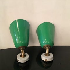 Pollice Sconces Adjustable Brass Metal 1950 Italy