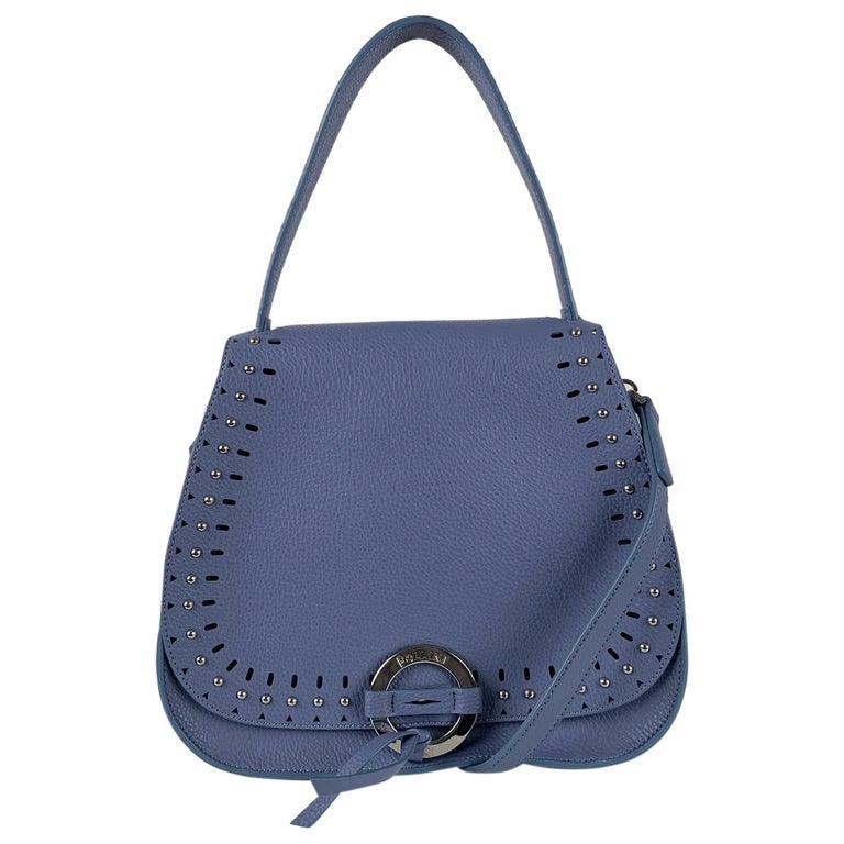 Pollini Flap Shoulder Bag with Studs For Sale at 1stDibs