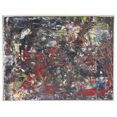 Ölgemälde im Pollock-Stil:: 1978