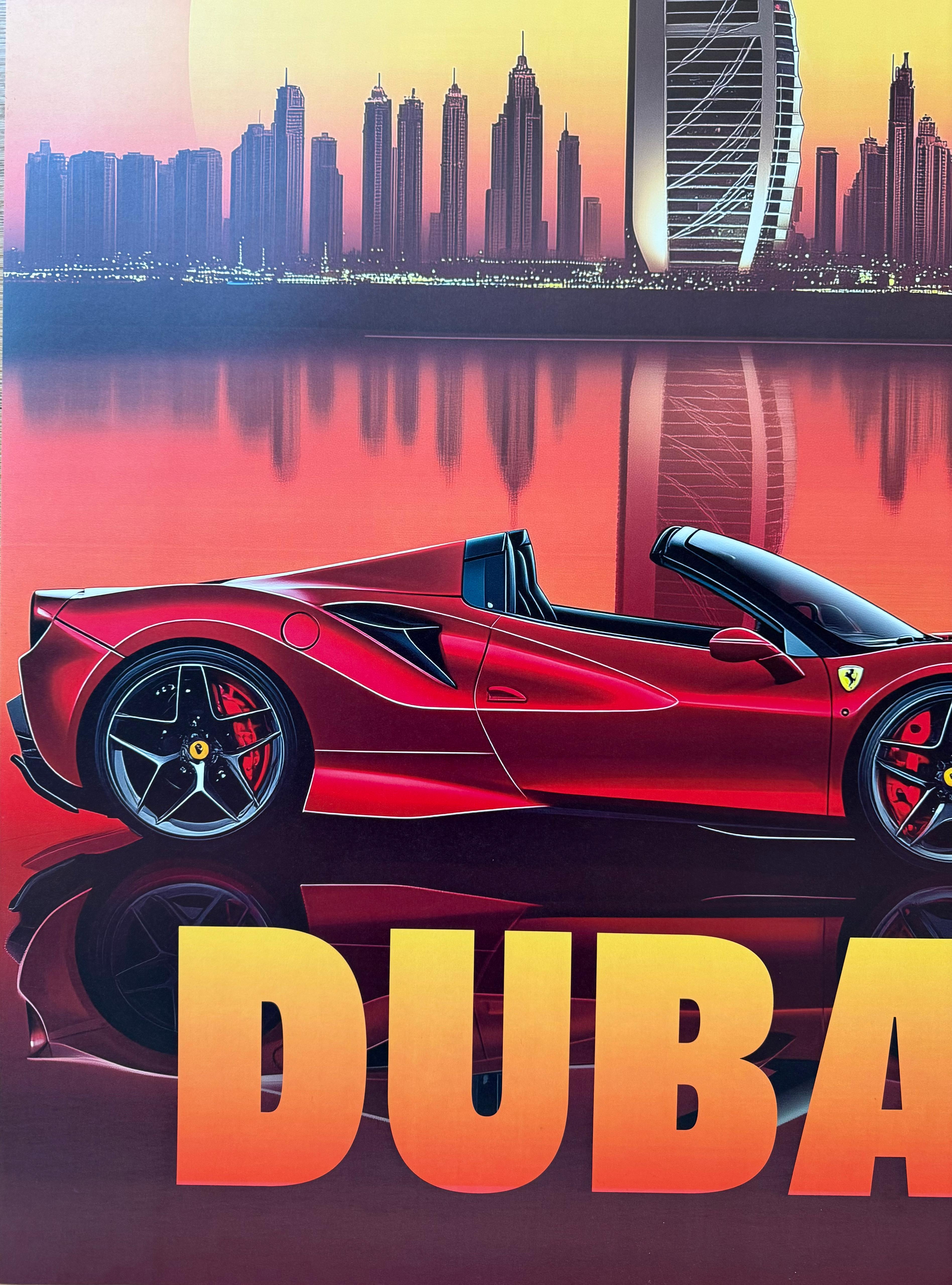 Contemporary Pollux ( Italian, 1980s) Ferrari Dubai For Sale