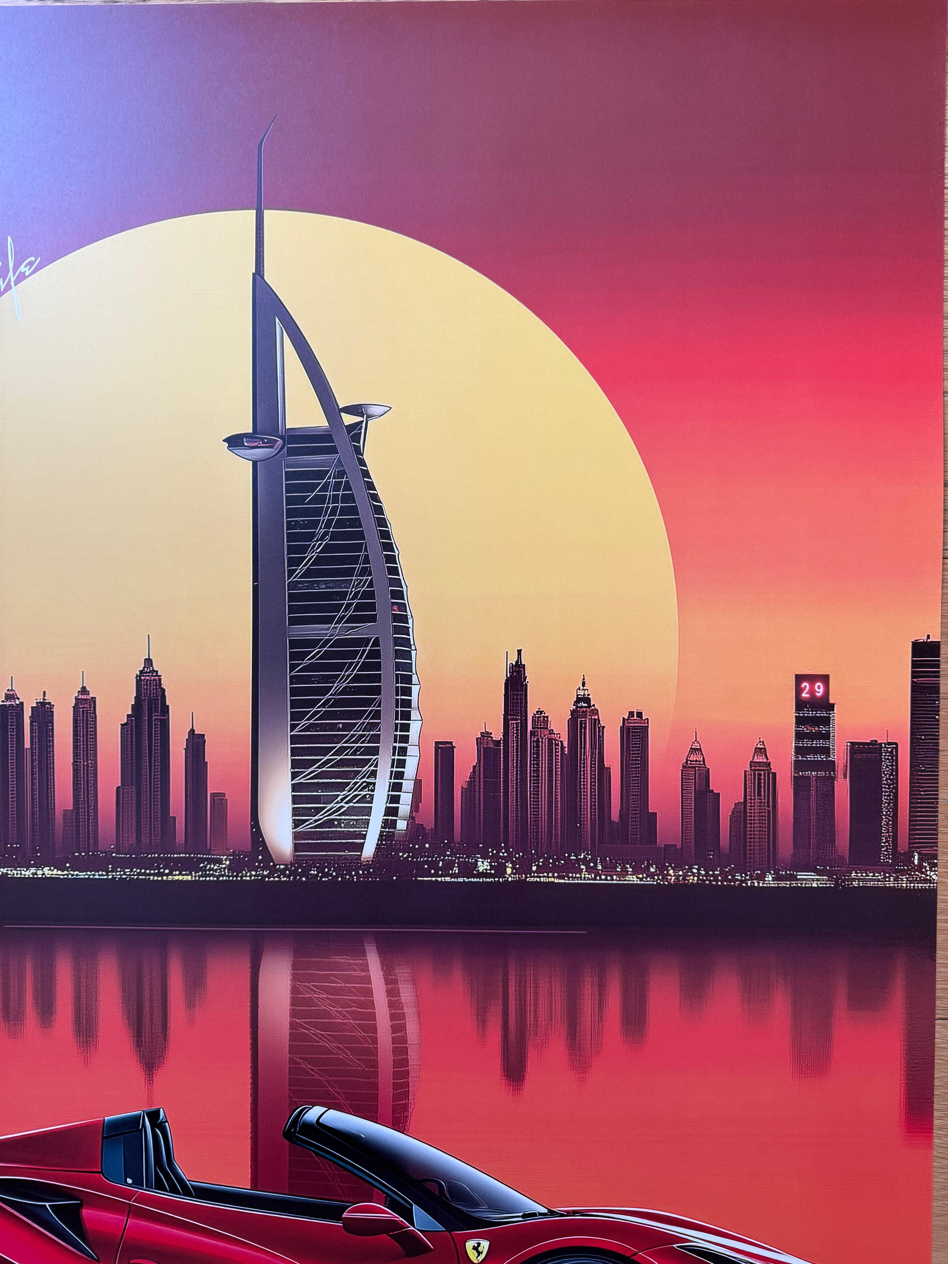 Paper Pollux ( Italian, 1980s) Ferrari Dubai For Sale