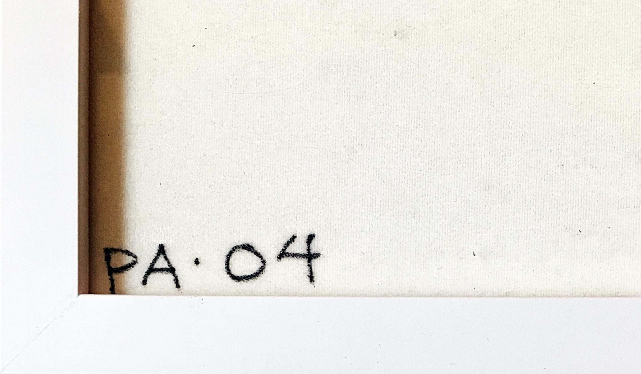 Farbkreis und Stern, Marker auf Stoff Druck Handsigniert (ed von nur 20) Gerahmt – Art von Polly Apfelbaum