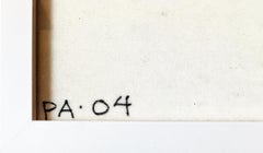 Color Circle and Star, Marker on fabric print Hand signed (ed of only 20) Framed