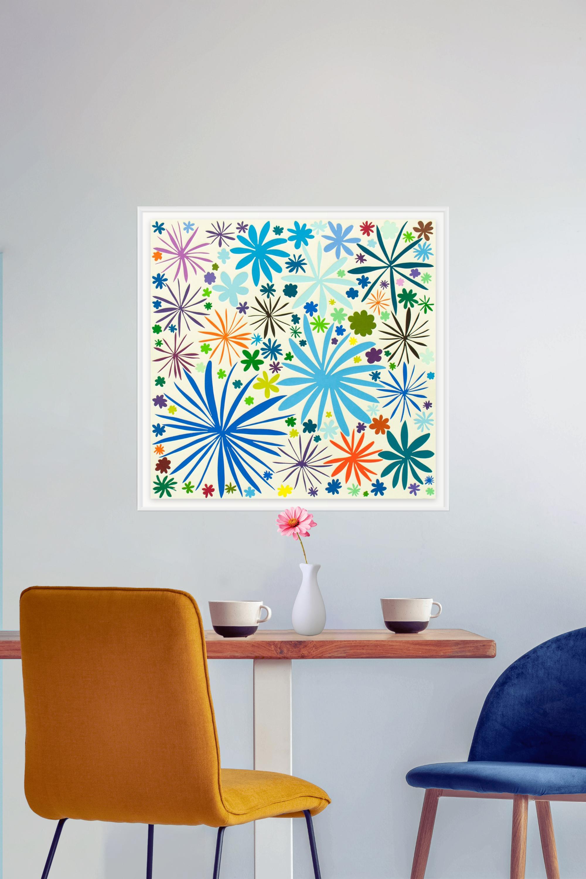 Persephone (Blue) - Print by Polly Apfelbaum