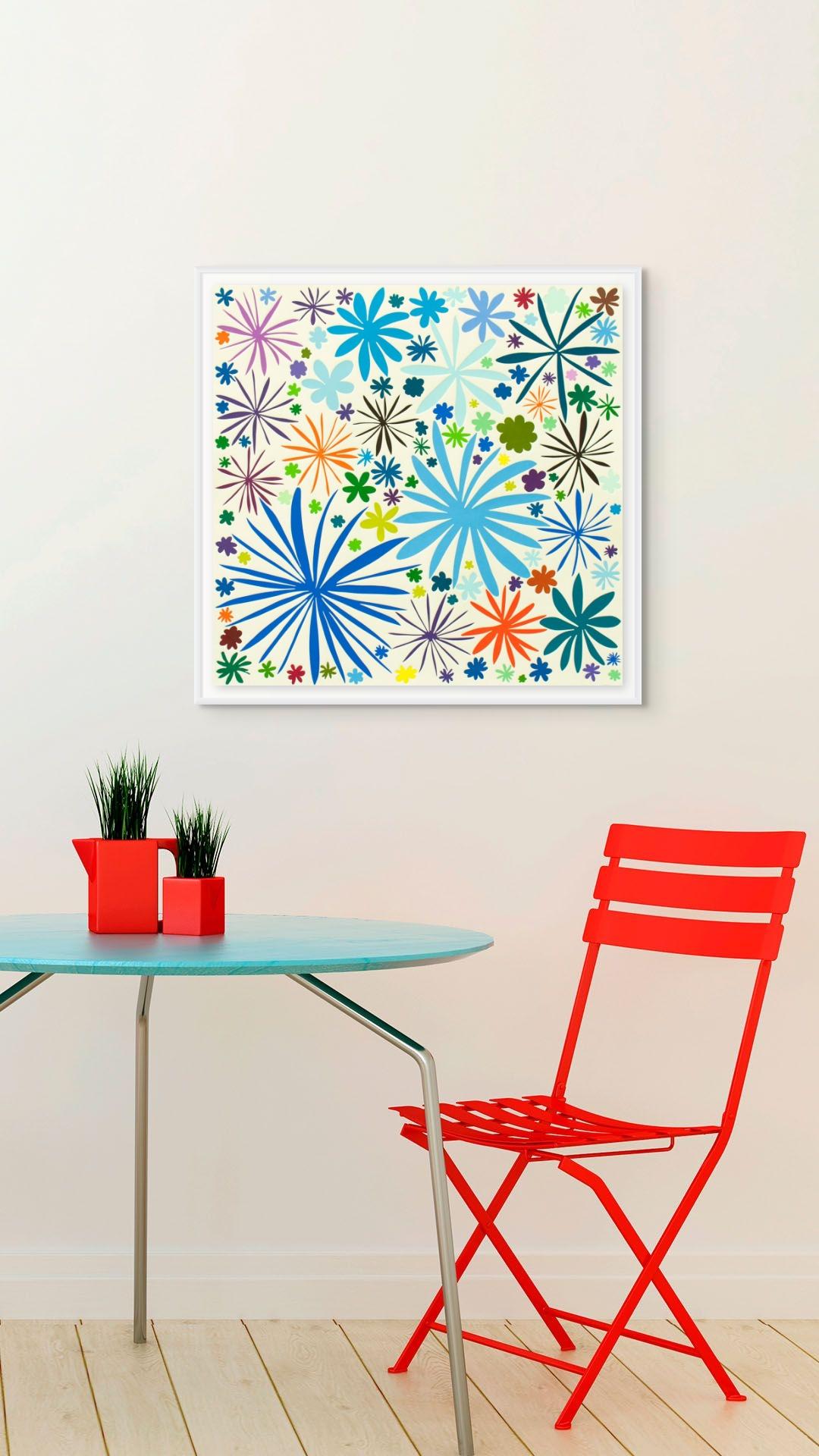 Persephone (Blue) - Pop Art Print by Polly Apfelbaum