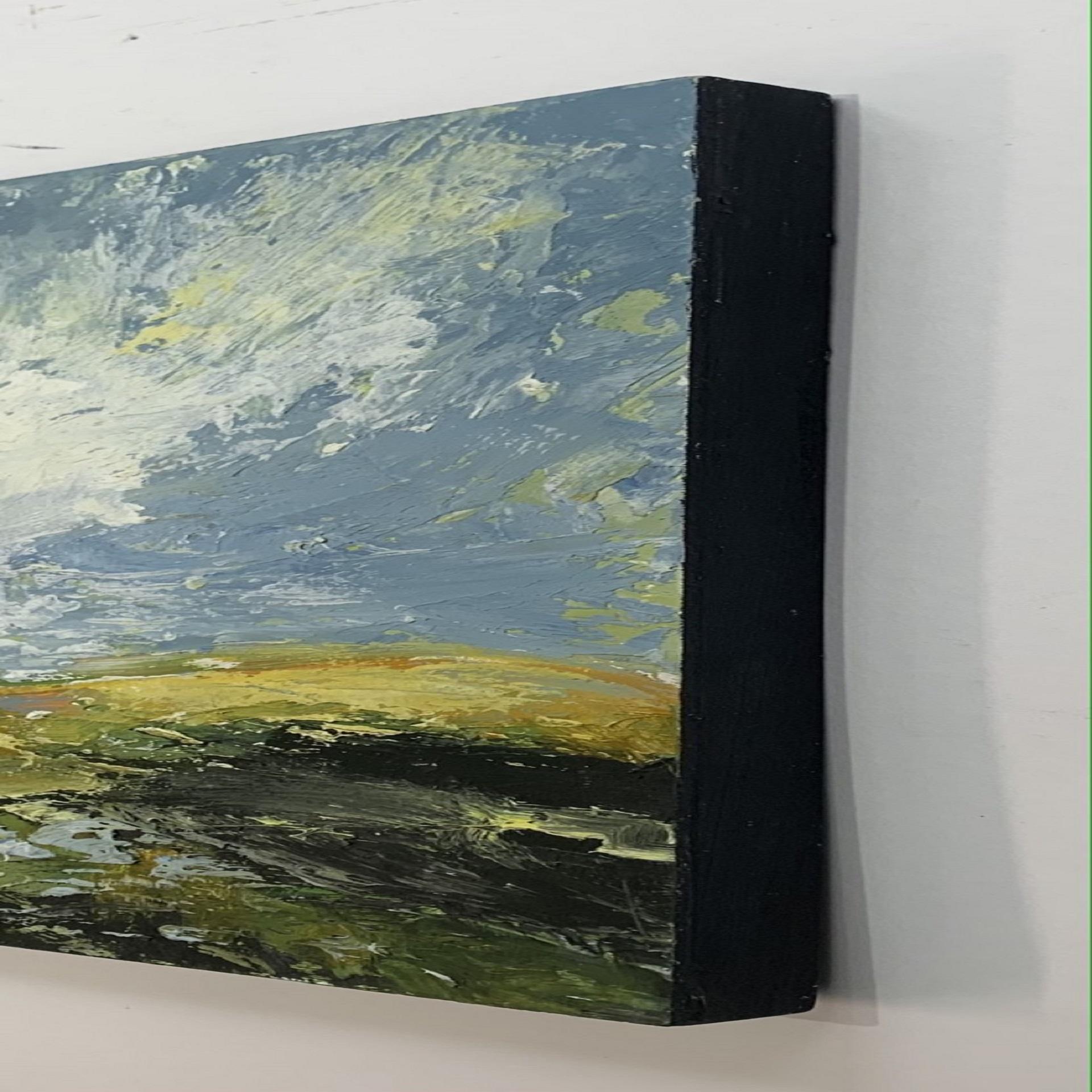 Polly Dutton, Brezza dal basso, Pittura di paesaggio semi astratta, Arte Online in vendita 3