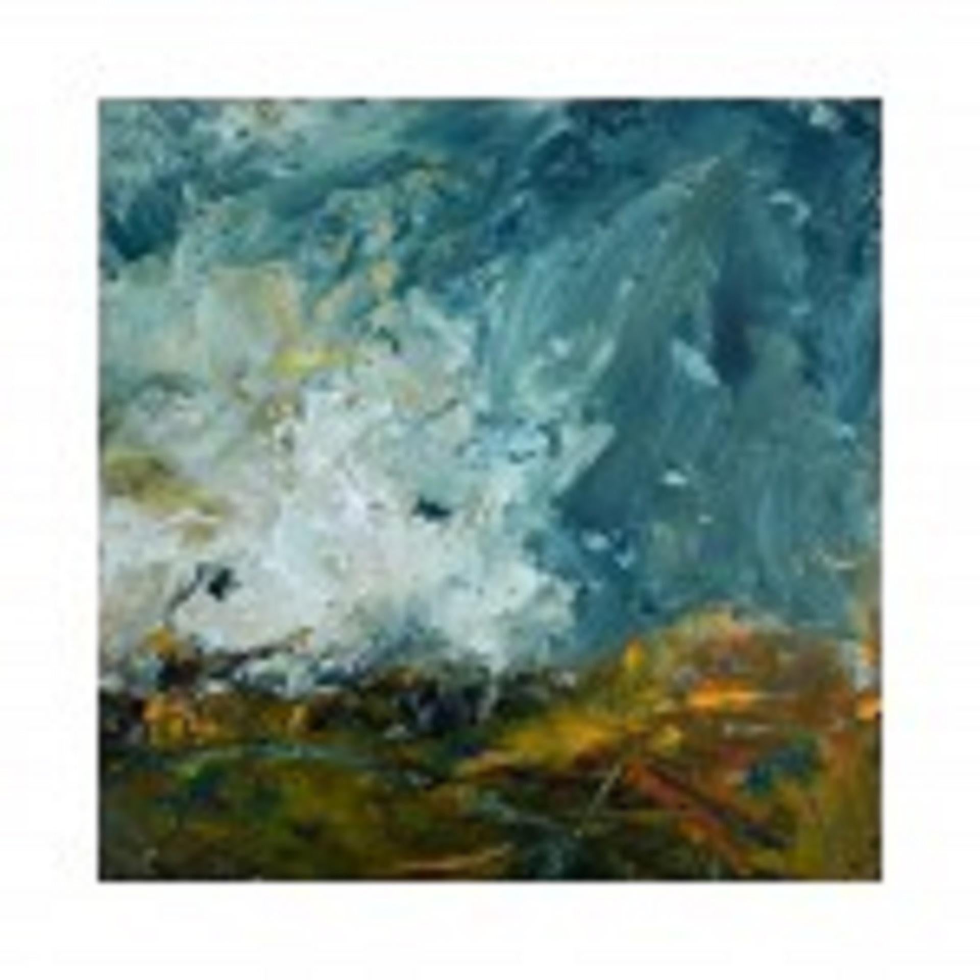 Polly Dutton, Shadows and Sunlight, Semi Abstract Landscape Painting For Sale 2