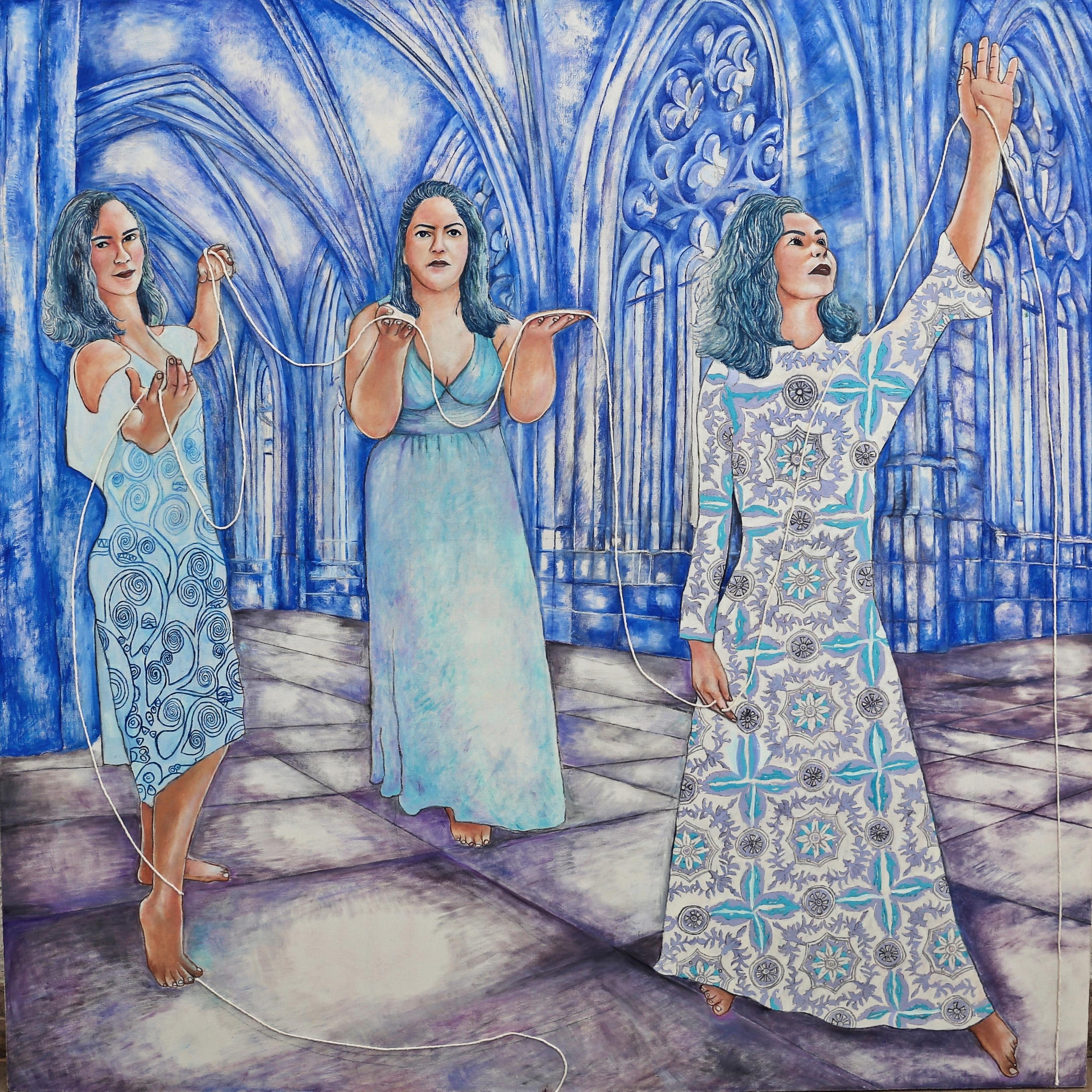 Pollyanna D' Avila Figurative Painting – FESTINA LENTE