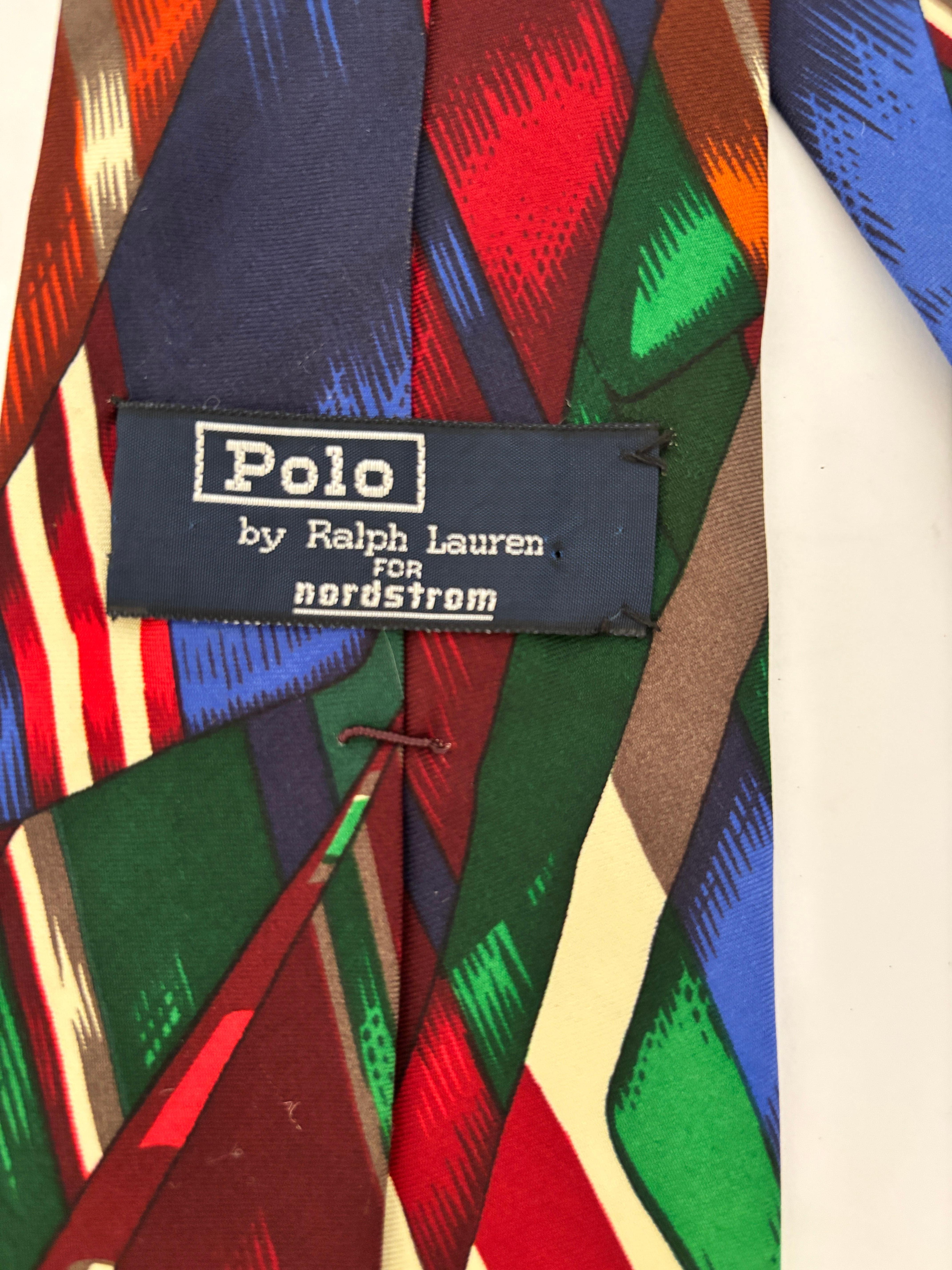 POLO by RALPH LAUREN Men Silk Neck Tie For Sale 5