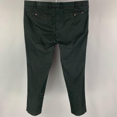 POLO by RALPH LAUREN Size 38 Black Cotton Slim Fit Casual Pants
