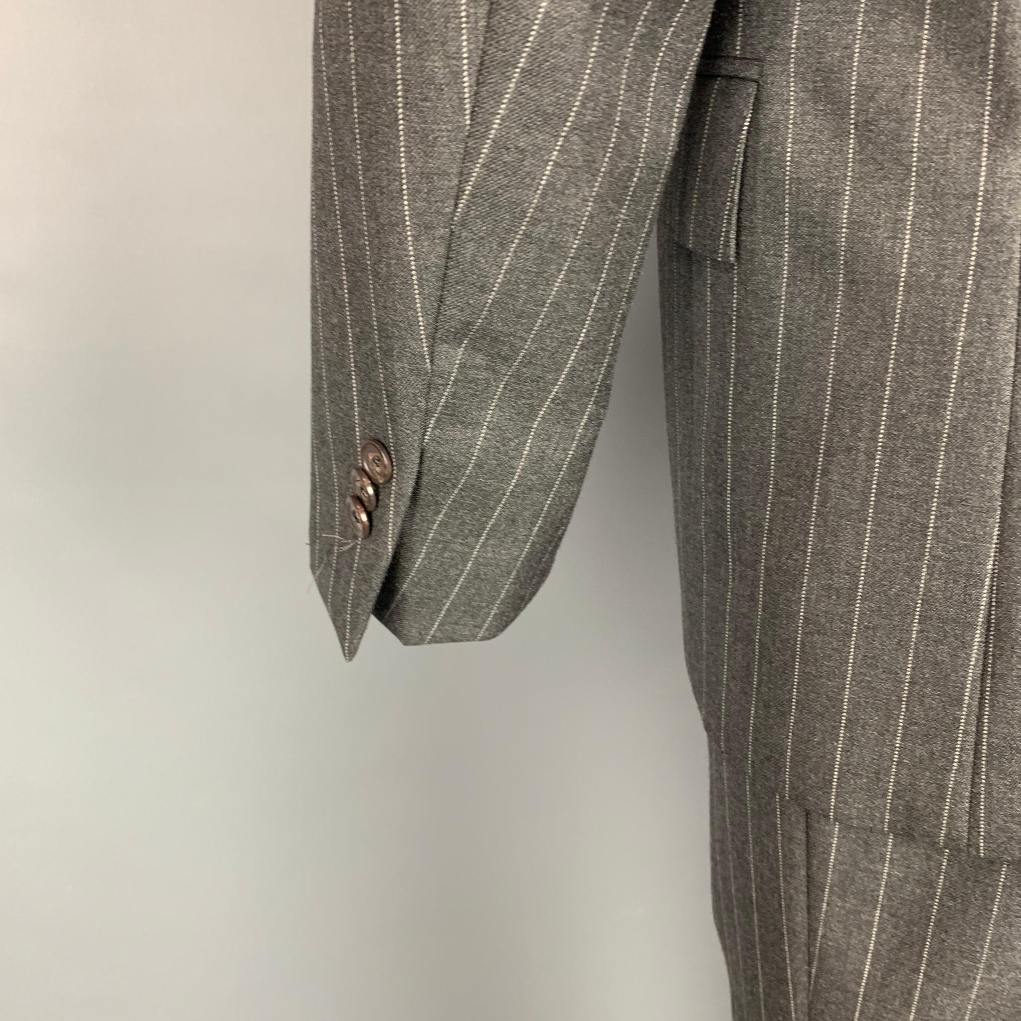 grey polo suit