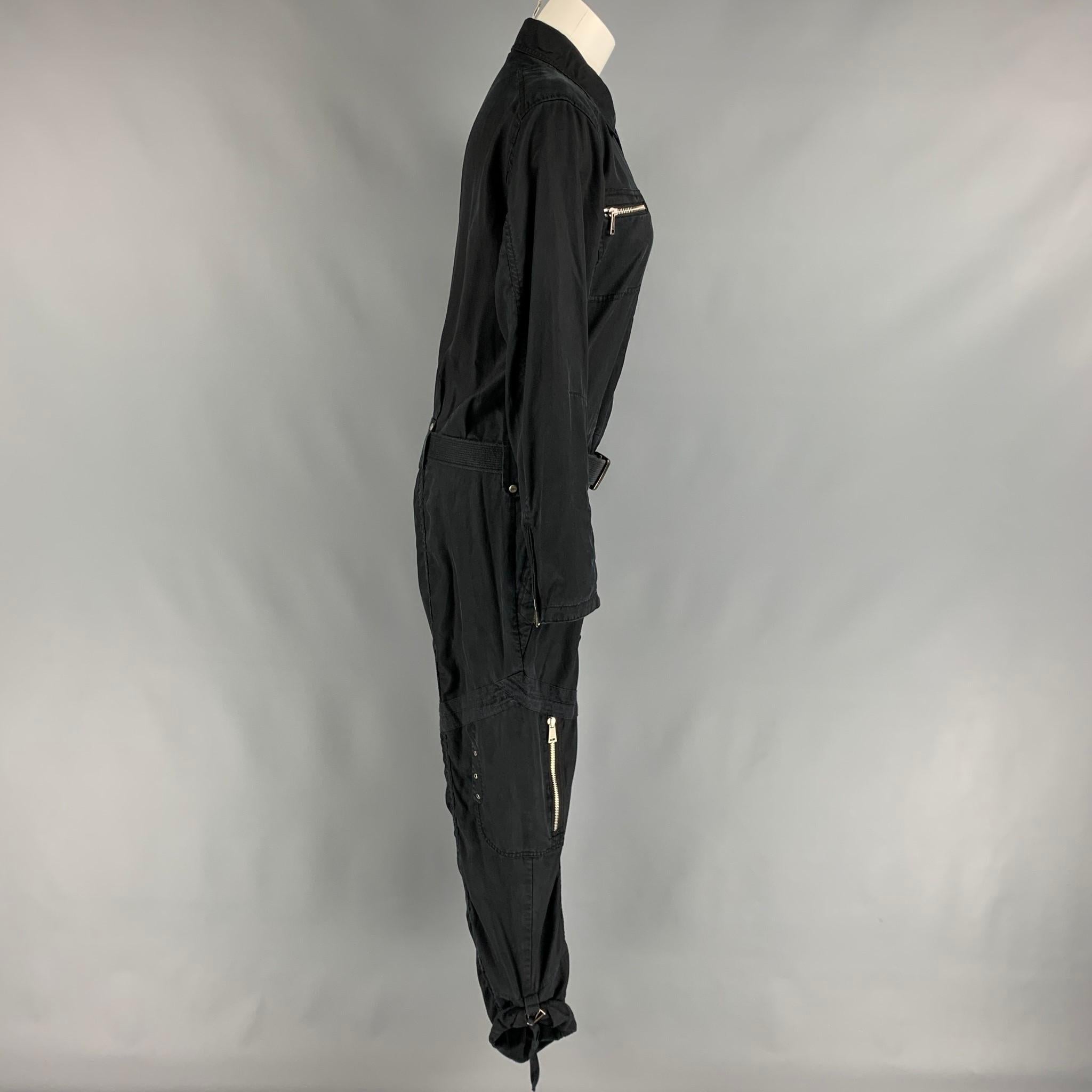 black polo jumpsuit